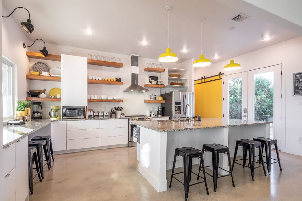 Modern farmhouse style throughout