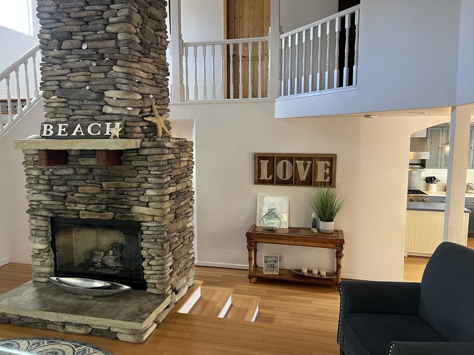 Warm up to a cozy fire