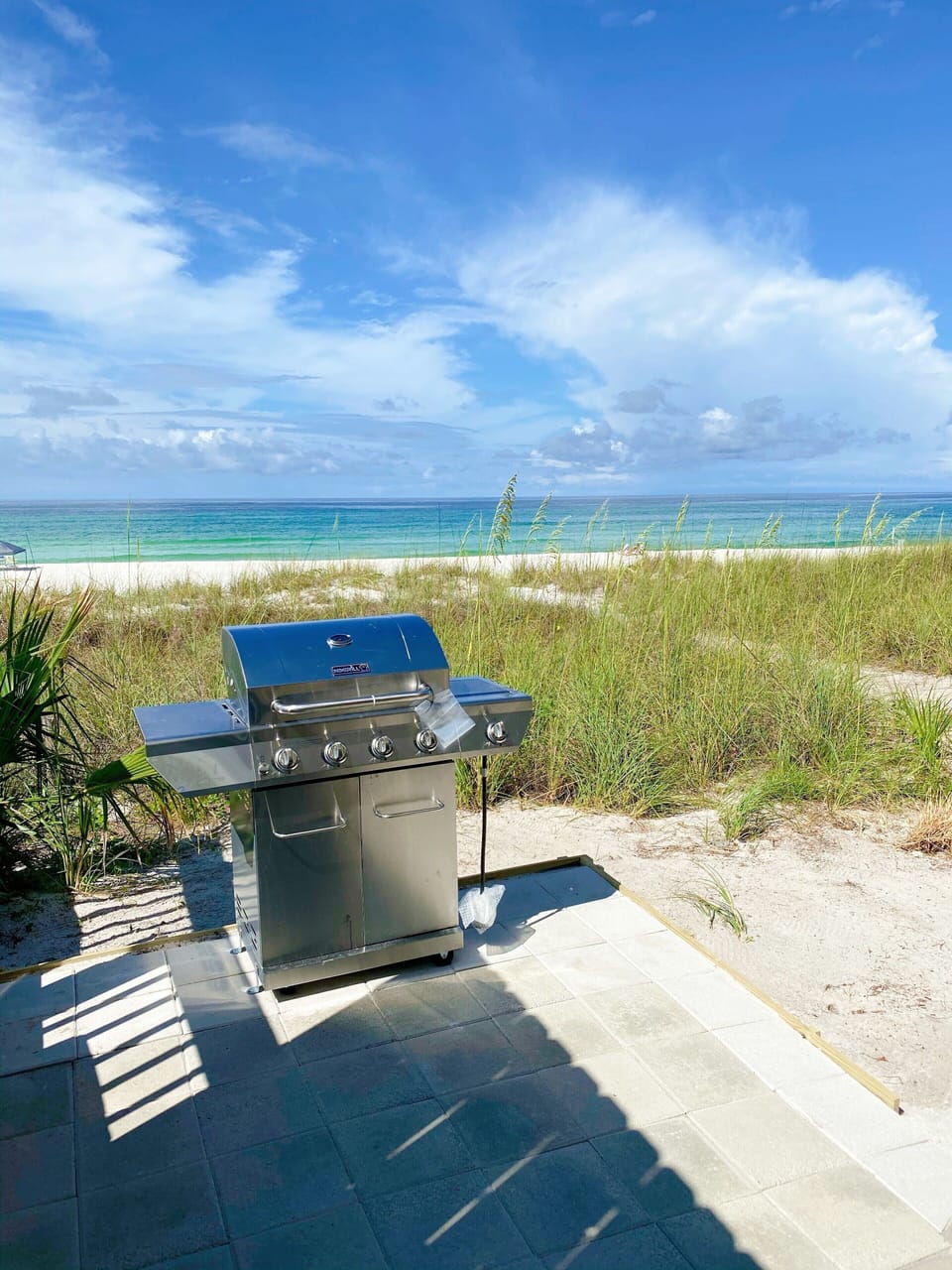 Grilling Patio with ocean views