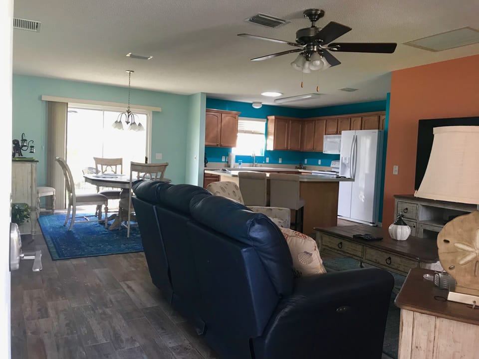 open floor plan living area