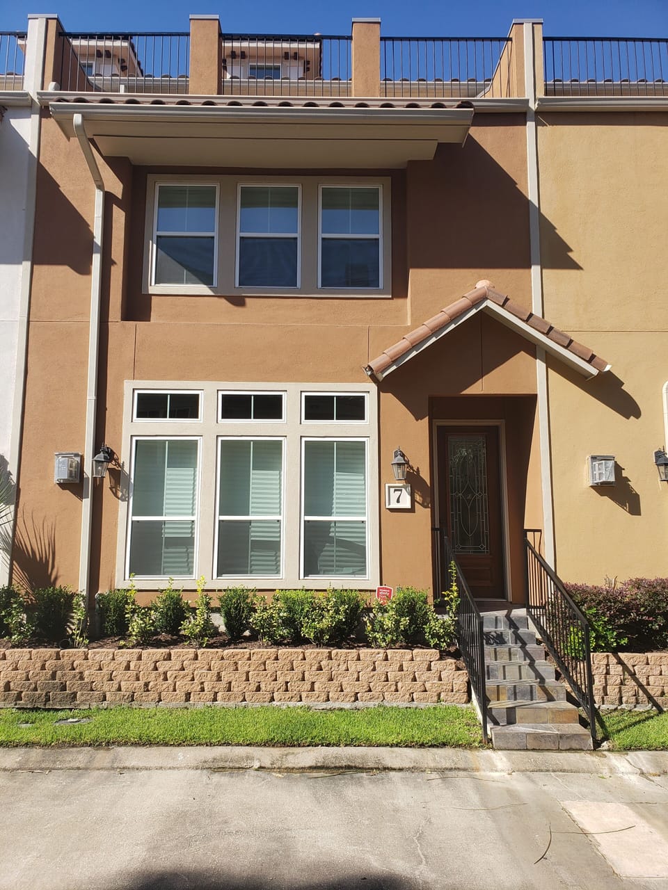 The front entrance for this condo.
