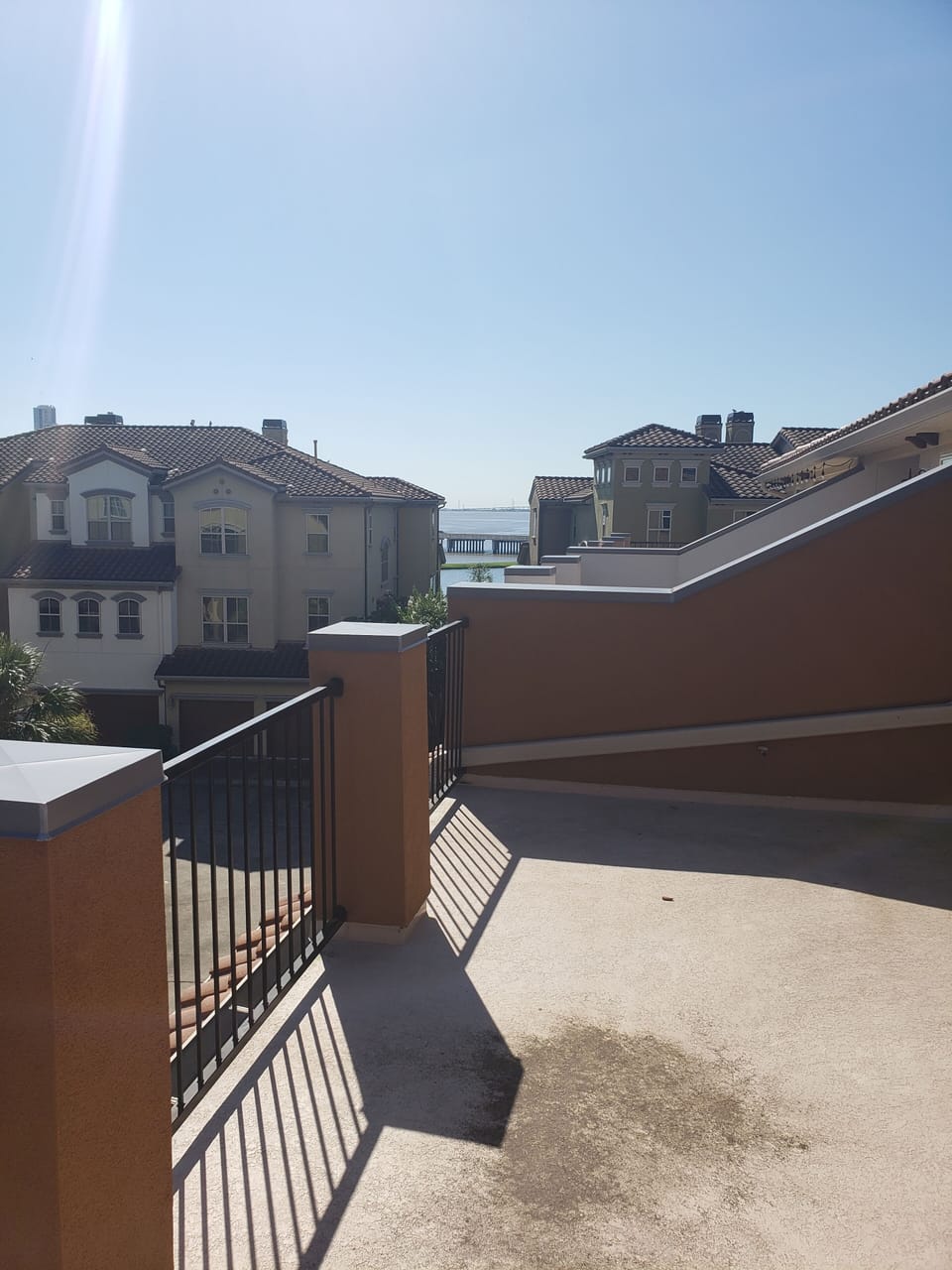 Feel free to enjoy the view from the 3rd floor terrace.