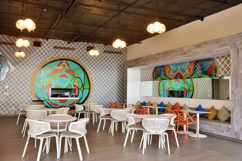 Grab a drink or have breakfast here