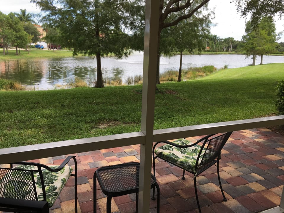 Pavers off lanai 
