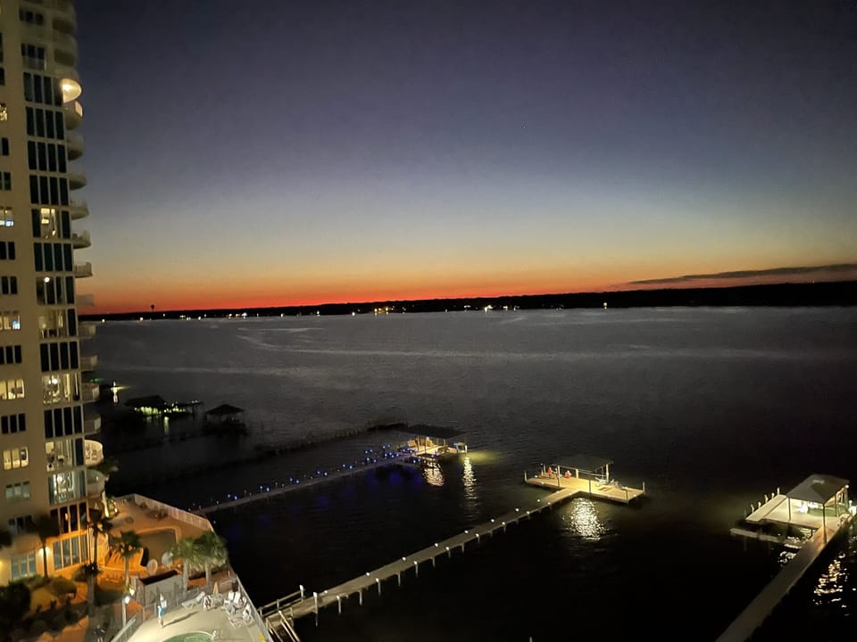 Bay Balcony Sunset