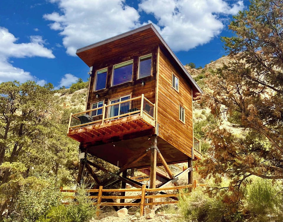Our custom designed treetop cabins are a guest favorite at East Zion Resort.