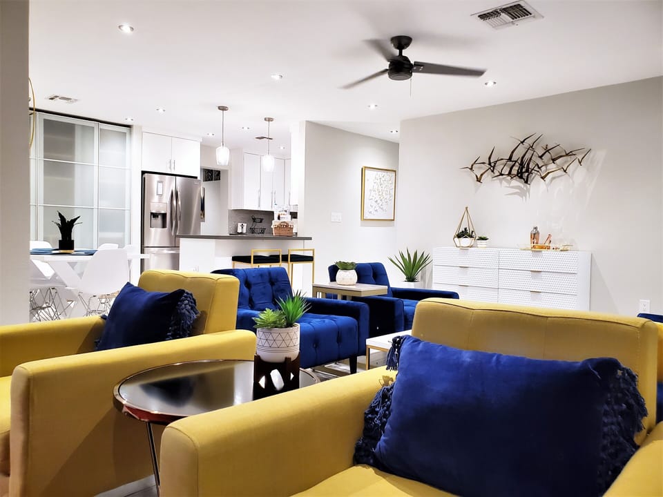 Open concept layout