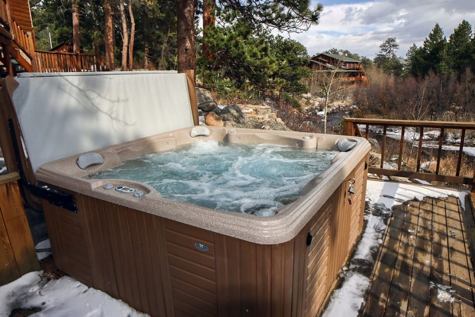 Hot Tub Overlooking River