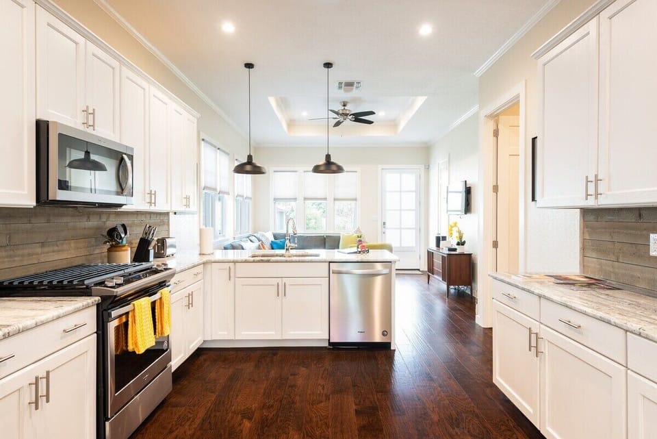 Outstanding fully equipped kitchen with plenty of counter space 