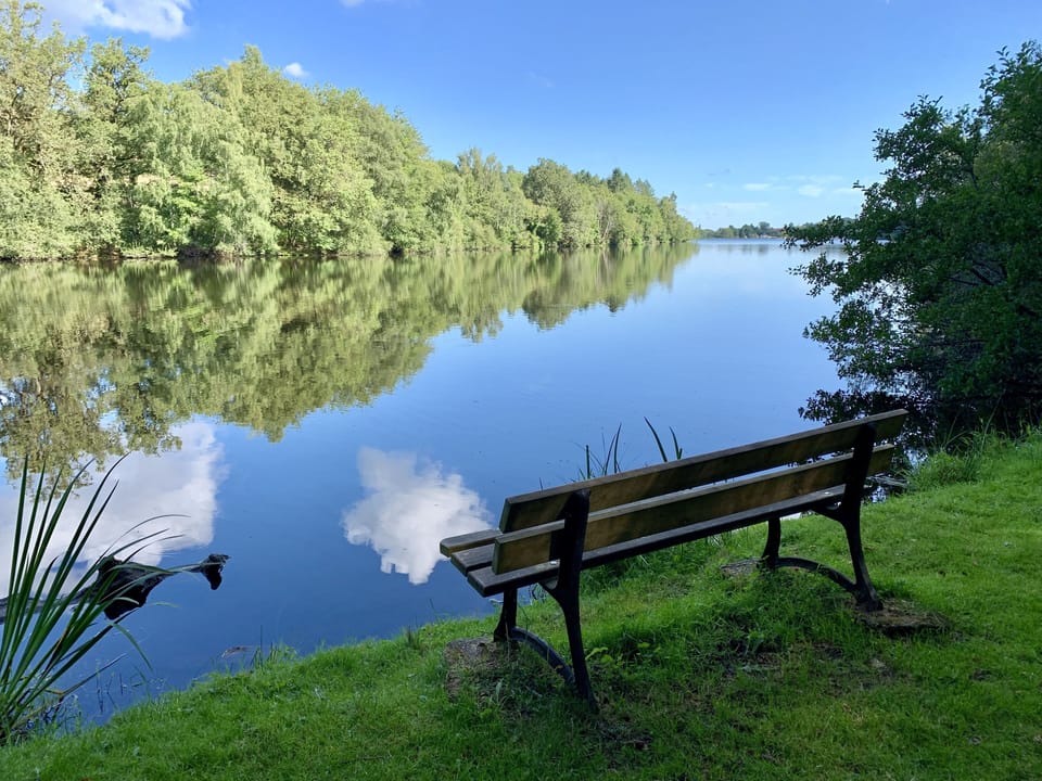 Local attractions: a very pleasant walk around the lake at Bessines-sur-Gartempe  