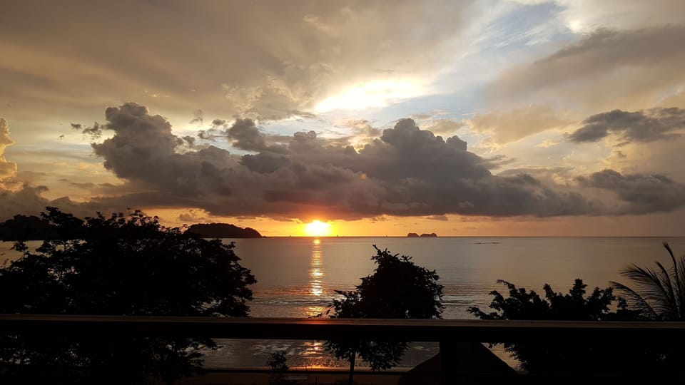 sunset from your balcony