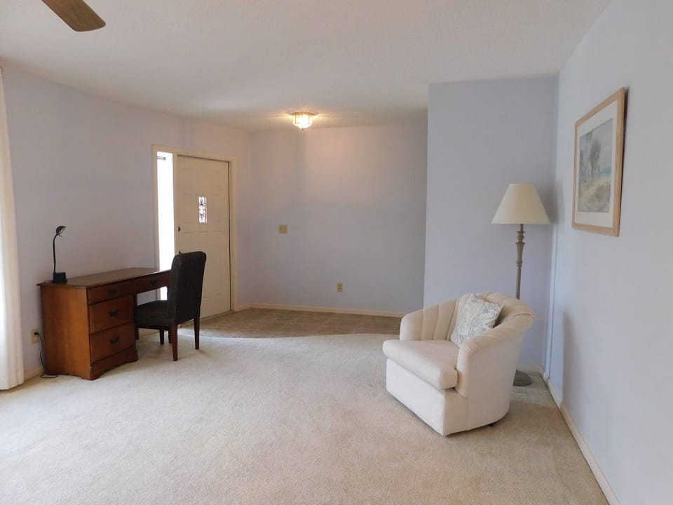 Formal lliving area with desk