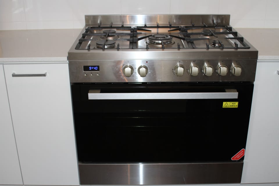 Gas cooktop and oven