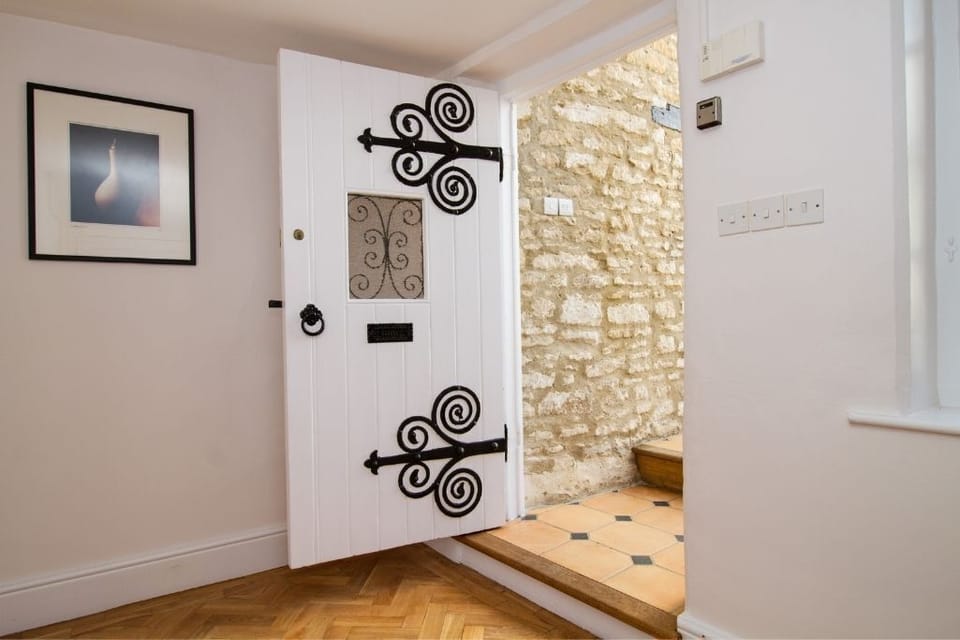 Decorative doorway accessing the orangery. 