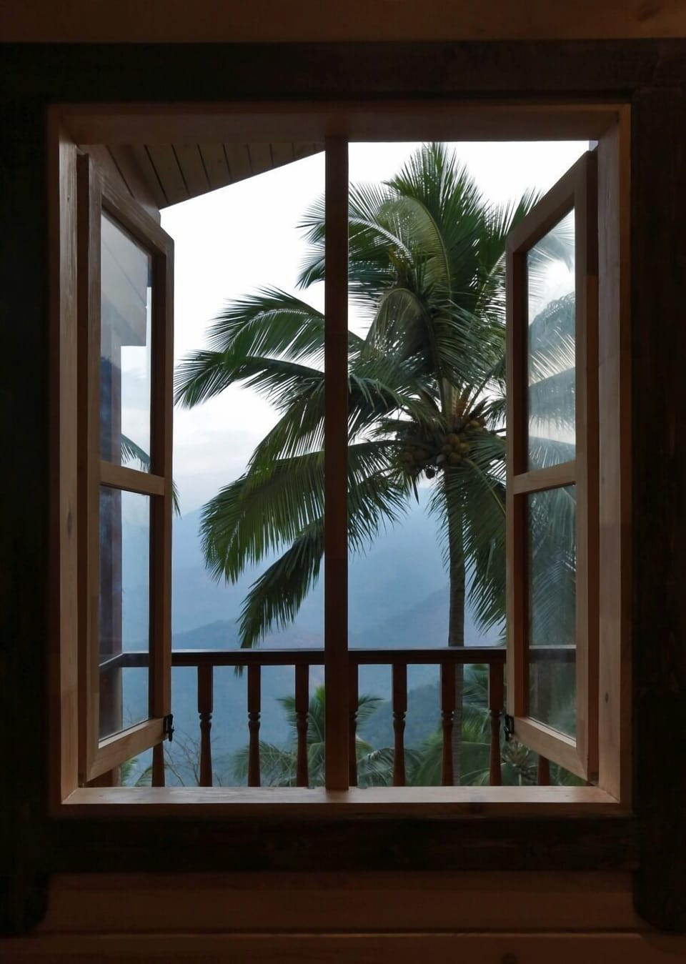 View from bedroom window