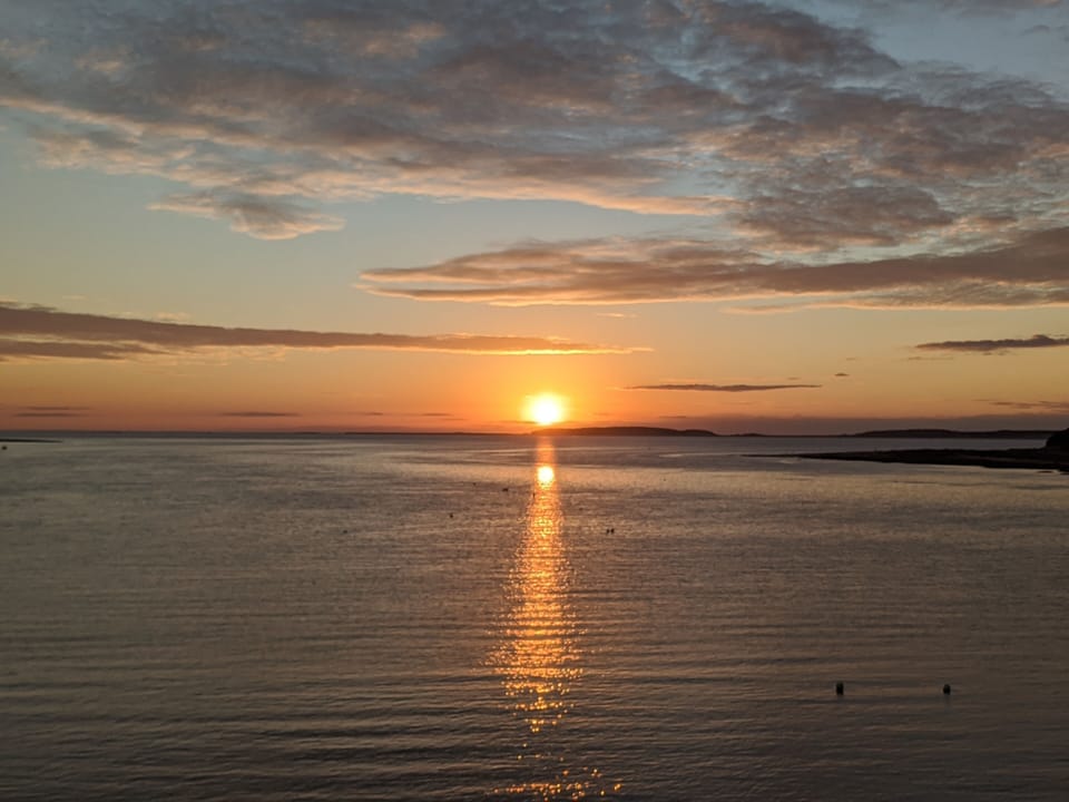 Sunset from the roof deck