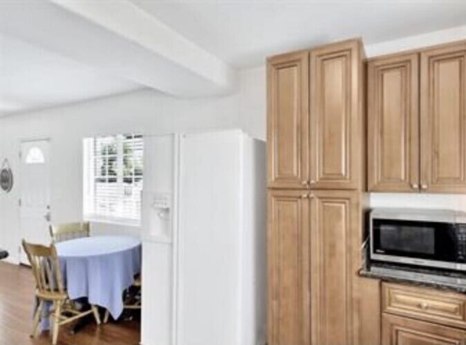 Kitchen and eating area