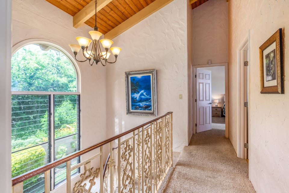 Upstairs hallway.