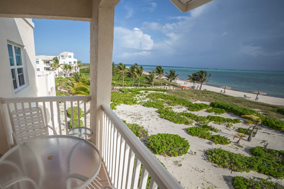 Beach front view from your private balcony 