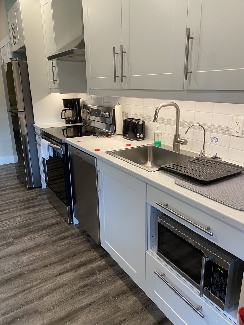 Well stocked kitchen. Just bring food and drink options !