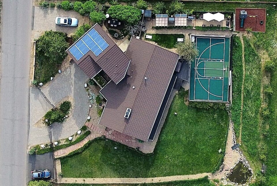 Lodge & Chalet aerial view