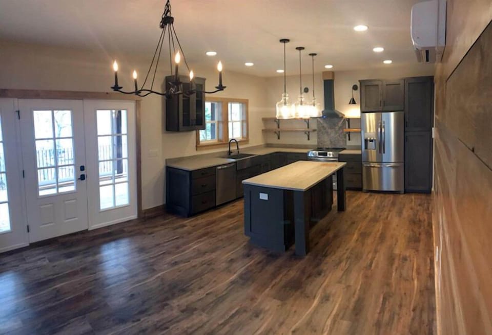 This picture doesn't do justice for our fully appointed kitchens.