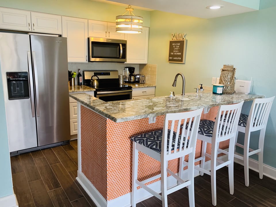Kitchen with new appliances