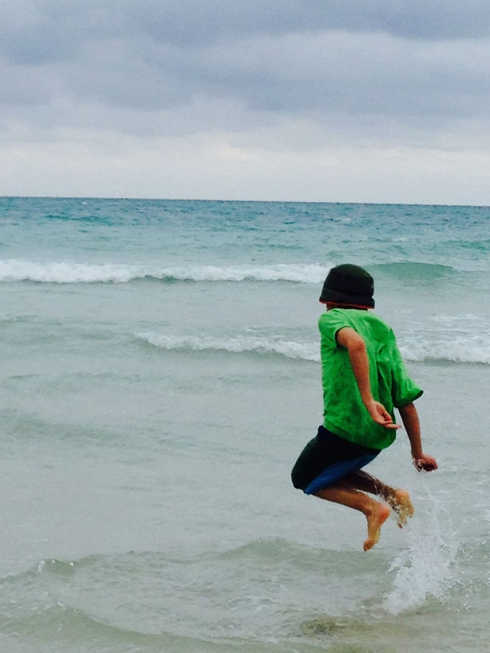 The beach is just a ten minute walk 