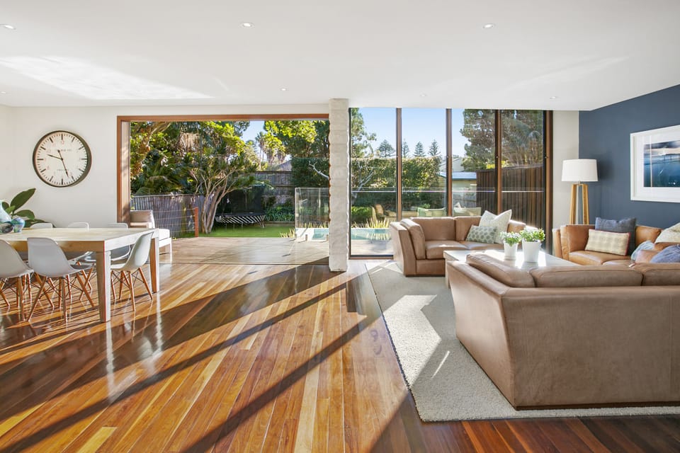 Main open-plan living area