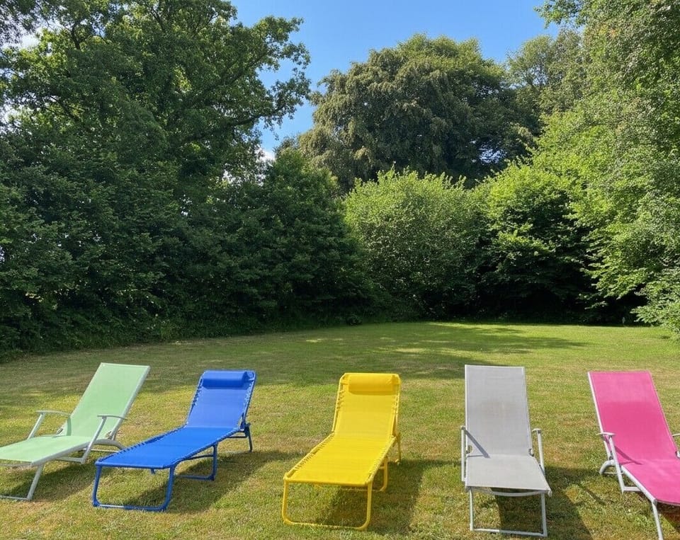 Over an acre of grounds and woodland to chill and relax