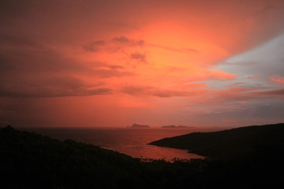 Sunset at Serenity Villa