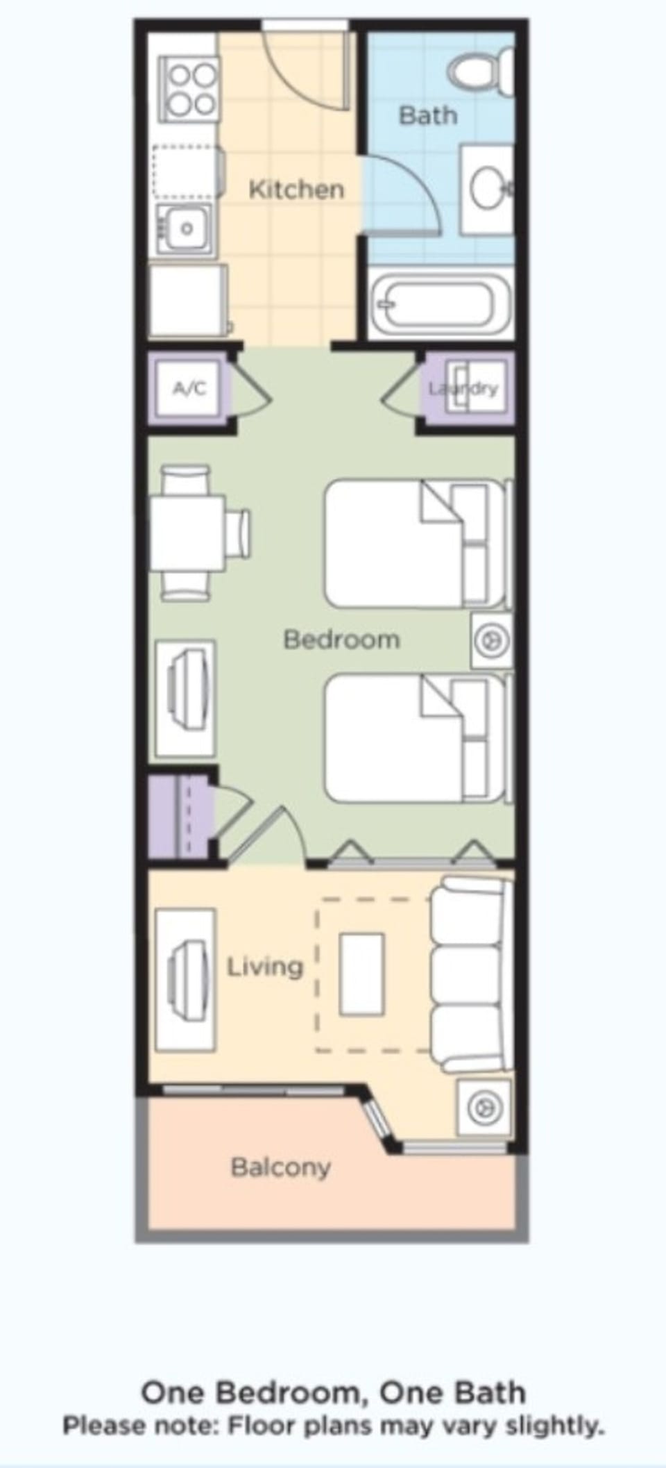Beds Vary - 1 King Bed or 2 Double Beds
Based on availability upon check-in.