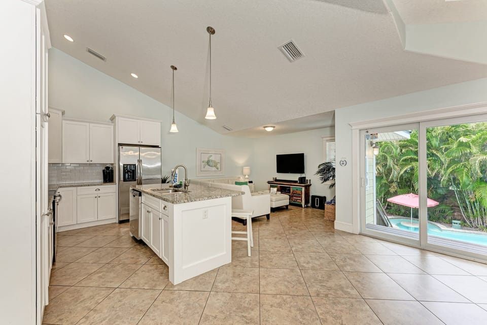 Open concept living area