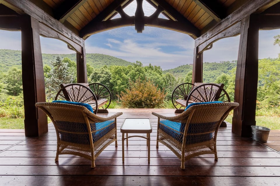 Long range views from the front porch!