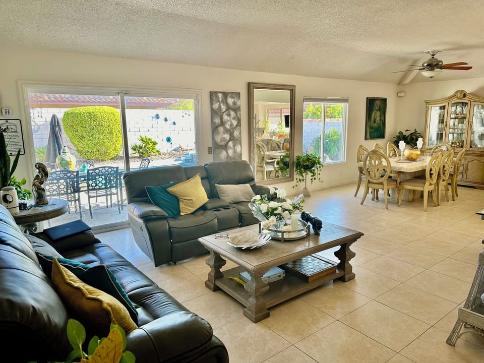 Living and dining room 