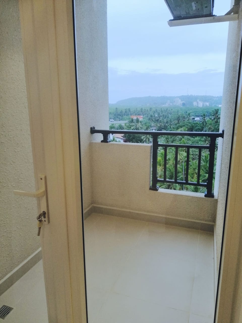 The view from the apartment