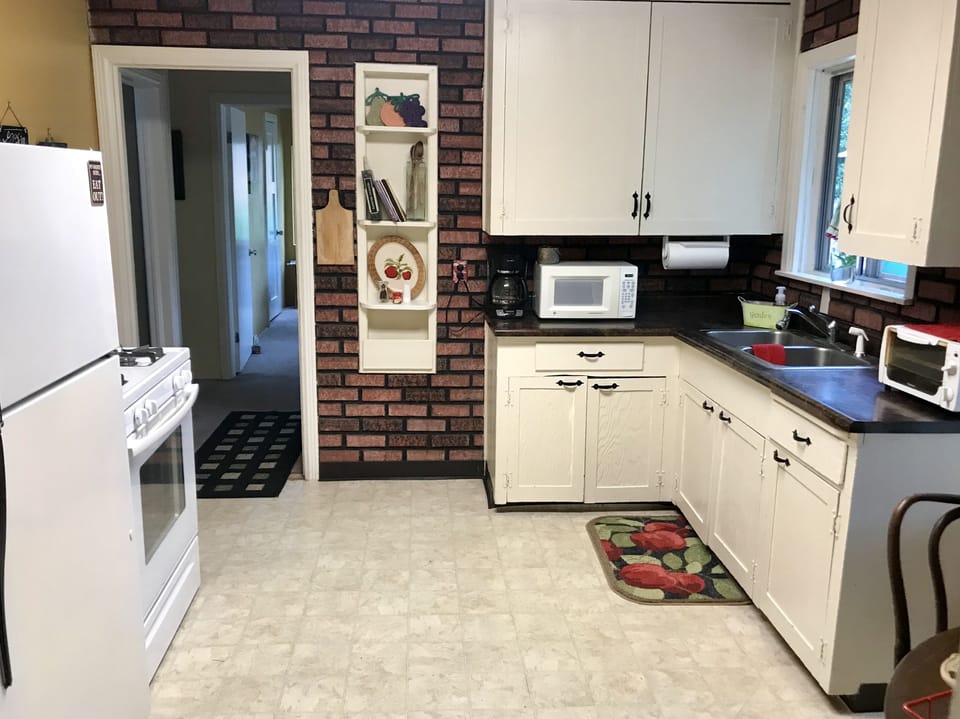 Fully stocked kitchen
