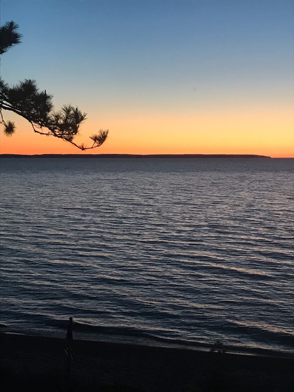 View from the picture window from the living room.