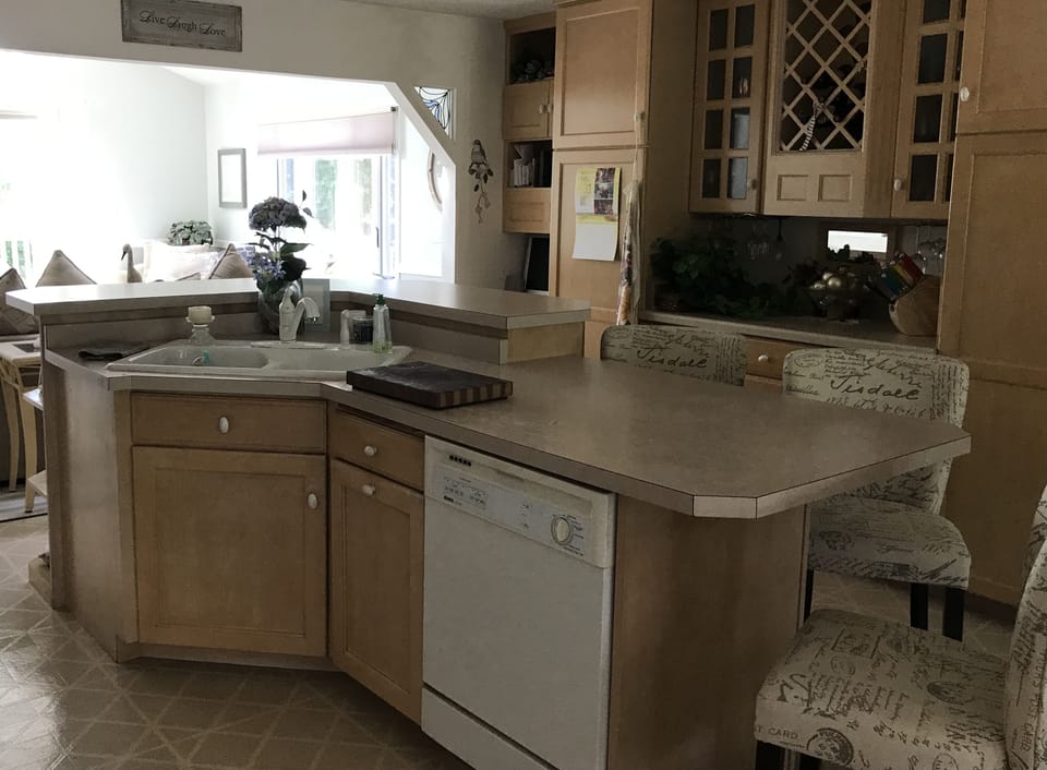 Kitchen island - dishwasher