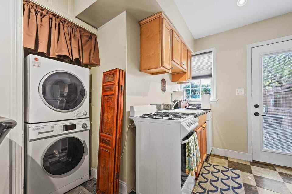 Open bright kitchen