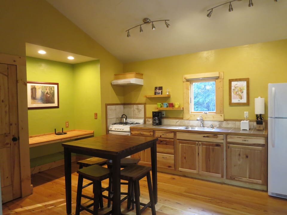 Kitchen with Dining Table and Desk