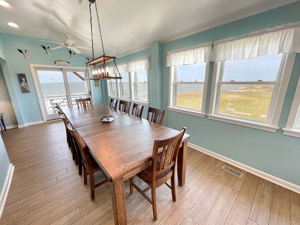 Dining Area with Second RefrigeratorFreezer, First Floor