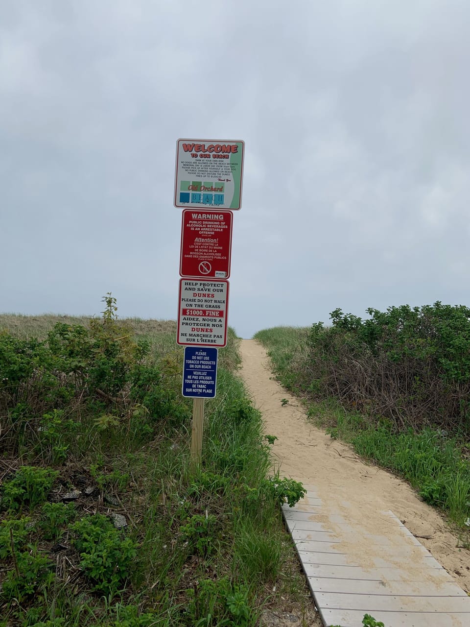 Steps to beach