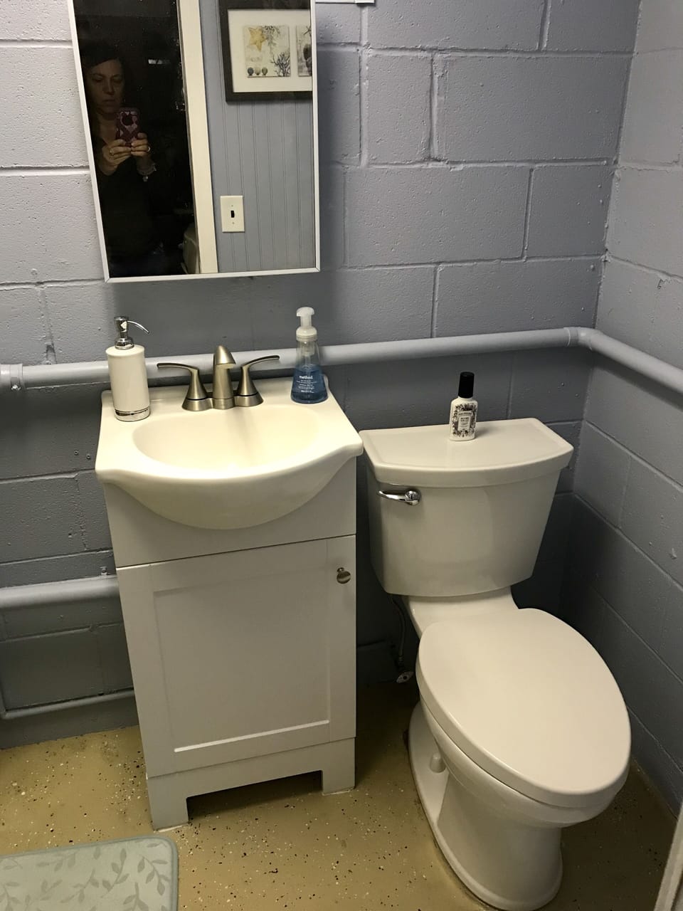 New downstairs Full bath with shower