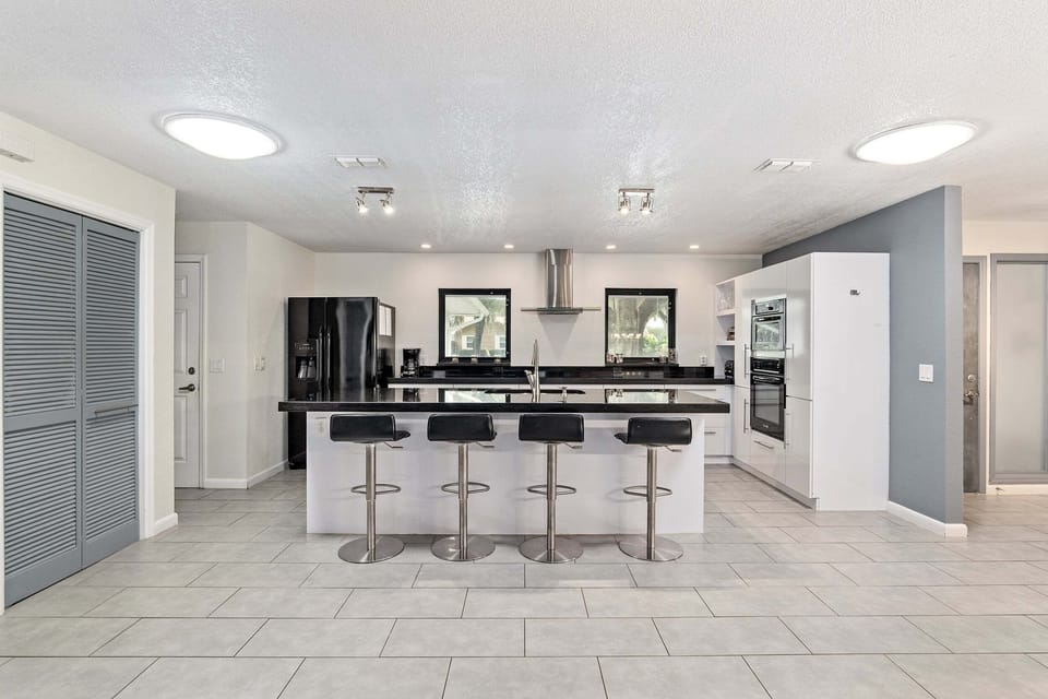 Floor, Indoors, Kitchen, Flooring, Chair