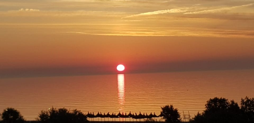 sunrise view from balcony 