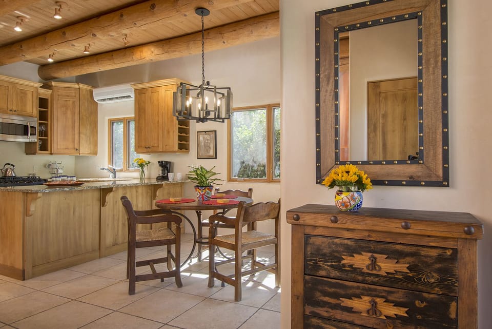 Front entry and dining area