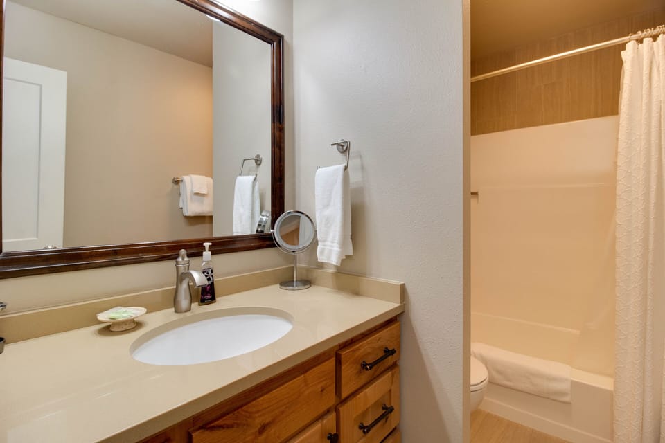 Bathroom 2- private bath for bedroom 2