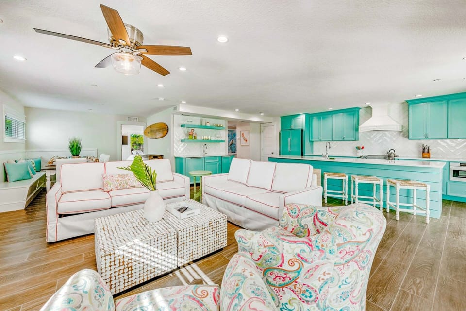 Great Room - Kitchen, Living, and Dining