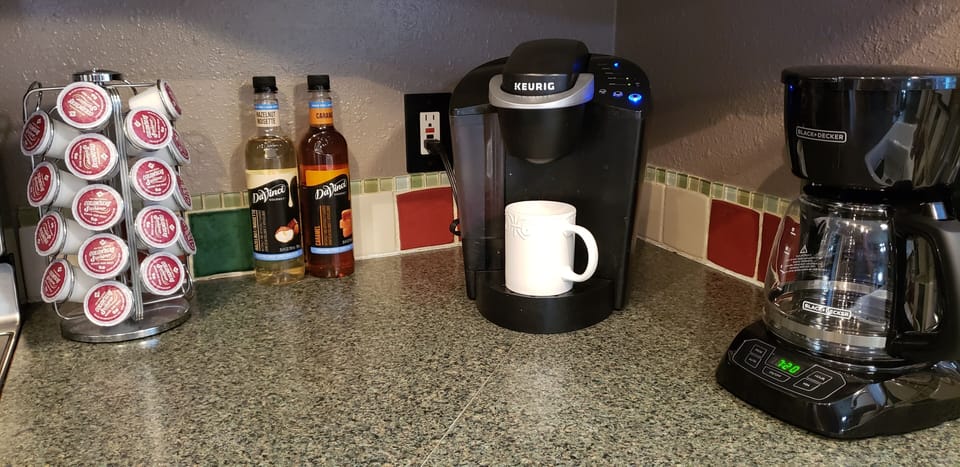 Keurig and coffee maker
